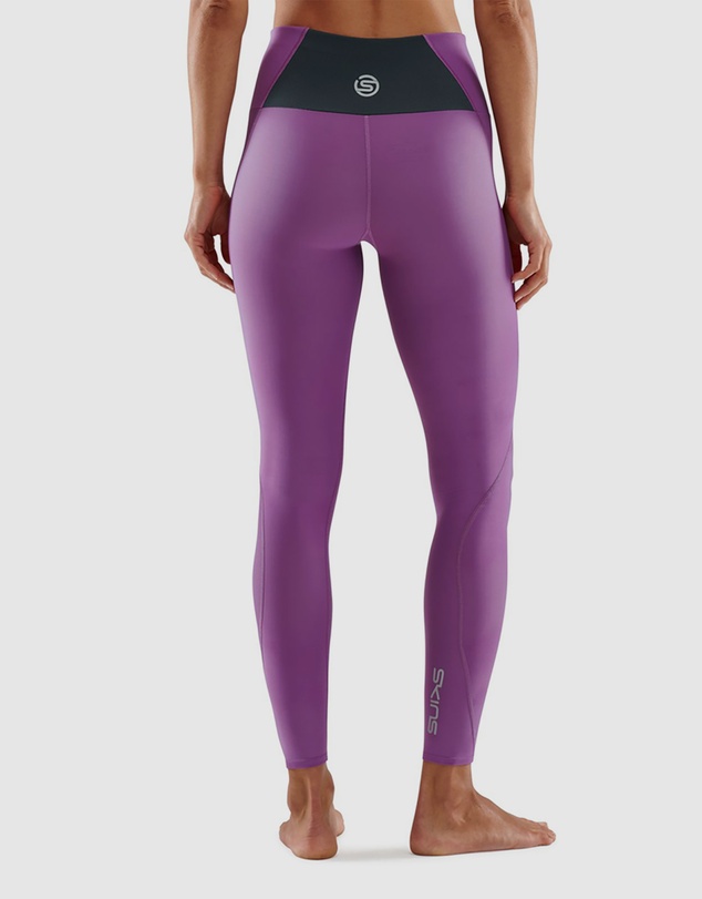SKINS - SKINS Compression Series-3 Women's Travel/Recovery Long Tights Amethyst