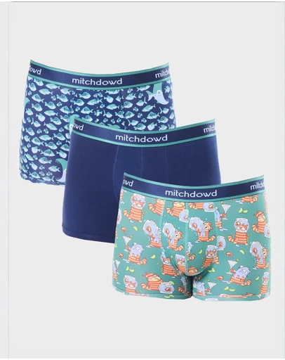 Mitch Dowd - Mitchdowd Mens 3 Pack Fishbowl Trunks
