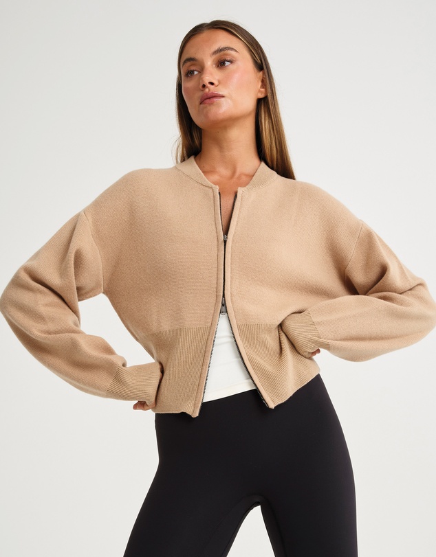 All Fenix - Two Way Zip Knit Bomber