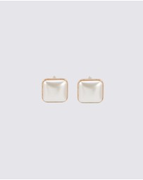 8 Other Reasons - Pearl Pillow Stud Earring