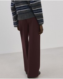 M.N.G - Belt Straight-Fit Trousers
