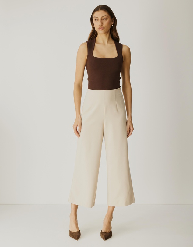Atmos&Here - Eloise Crop Wide Leg Pants