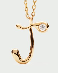 PDPAOLA - Initial 2026 J Pendant Necklace