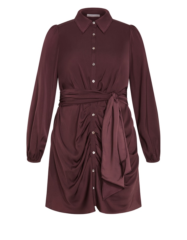 City Chic - Lianna Gathered Midi Dress