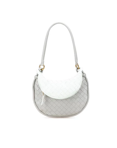 Pre-Loved by Azura Reborn - Pre-Loved Small Bicolor Lambskin Intrecciato Gemelli Bag