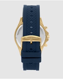 Maserati - Maserati Sfida Blue Gold Watch