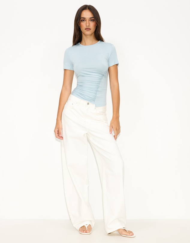 Dazie - Serene Ruched T-Shirt