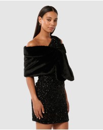 Forever New - Felicity Faux Fur Wrap