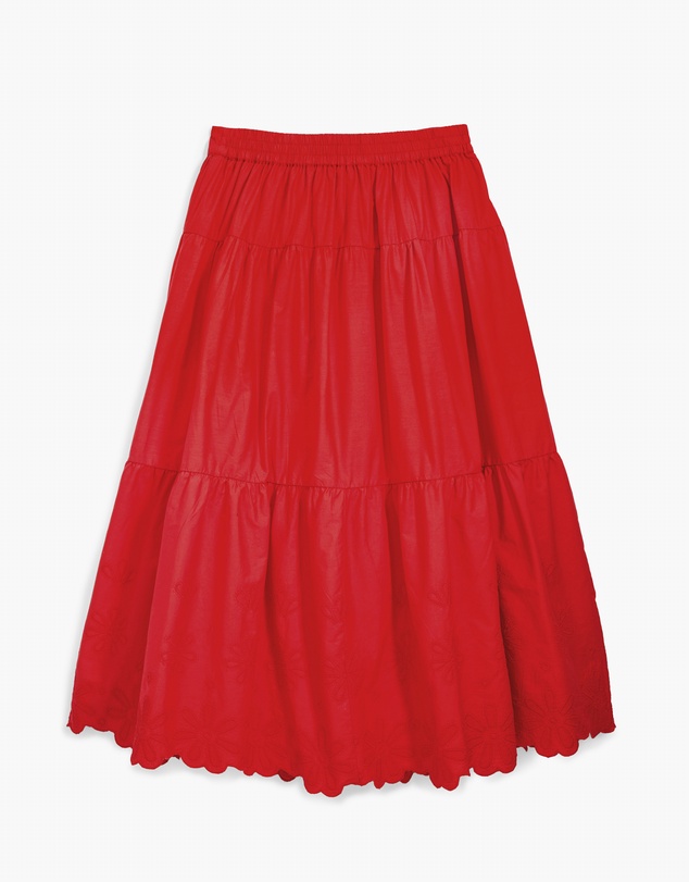 Desigual - Layered broderie detail Skirt