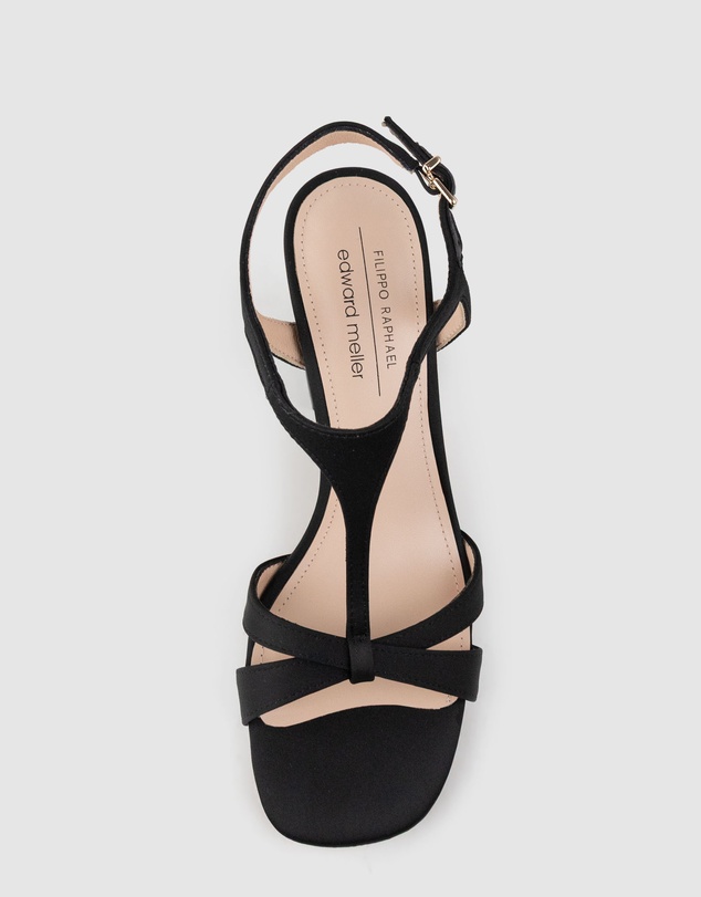 Edward Meller - KHLOE85 Block Heel T-Bar Sandal