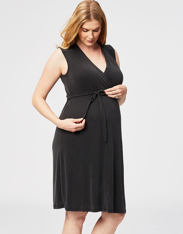 Cake Maternity - Malt Nursing Wrap Dress