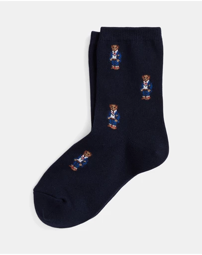 Polo Ralph Lauren - Polo Bear Crew Socks - Teens