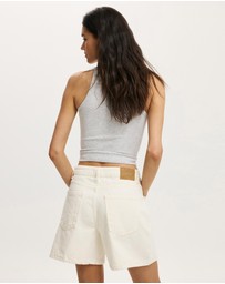 Cotton On - High 90s Denim Shorts