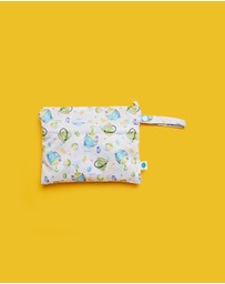itti bitti - Large and Small Double Pocket Wetbag - Sandcastles