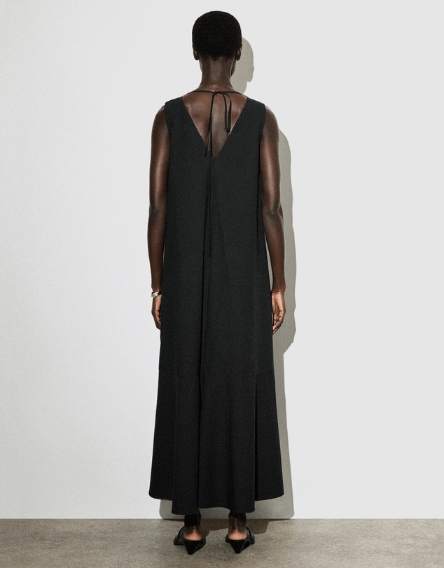 COS - Dropped-Hem Cotton Midi Dress