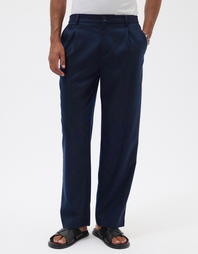 AERE - Pleated Wool Blend Trousers