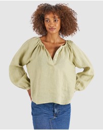 CAMIXA - Poem Linen Blouse
