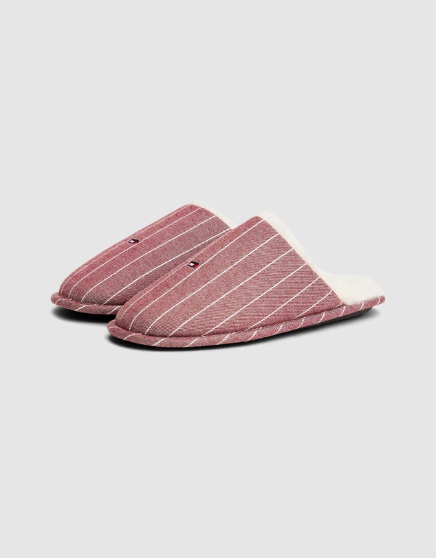 Tommy Hilfiger - Essential Flannel Pyjamas and Slippers Gift Set
