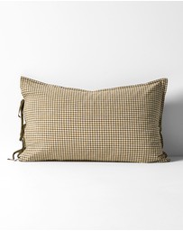 Aura Home - Mini Gingham Standard Pillowcase