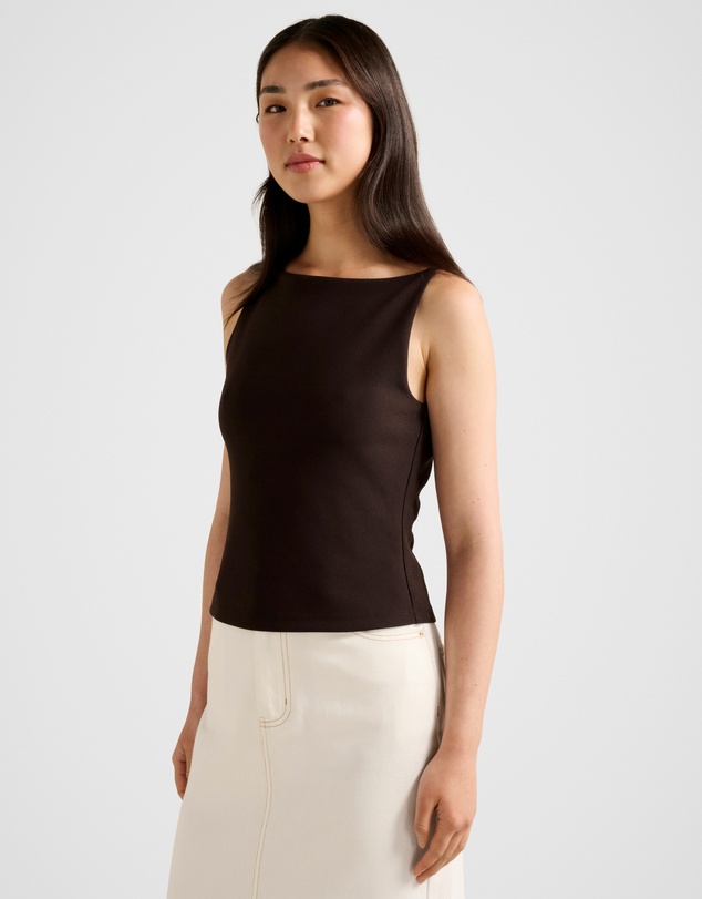 Forever New - Maisie Crepe Boat Neck Top