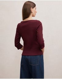Forever New - Starlette 3 & 4 Sleeves Top