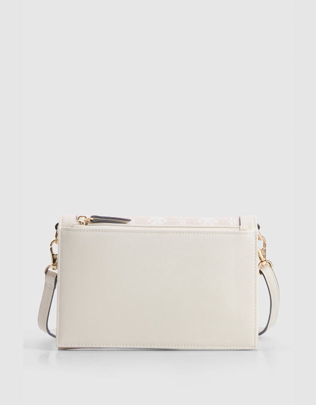 Laura Jones - Jacquard Flap Crossbody Bag