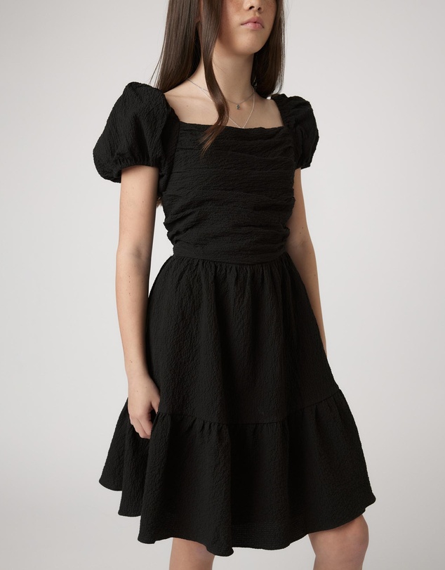 Decjuba Kids - Evie Textured Mini Dress - Teens