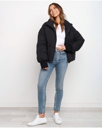 Petal & Pup - Edric Puffer Jacket - Black