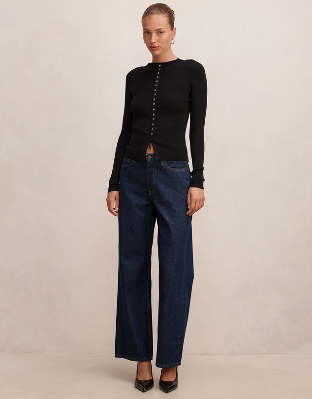 Forever New - Francis Button Detail Top