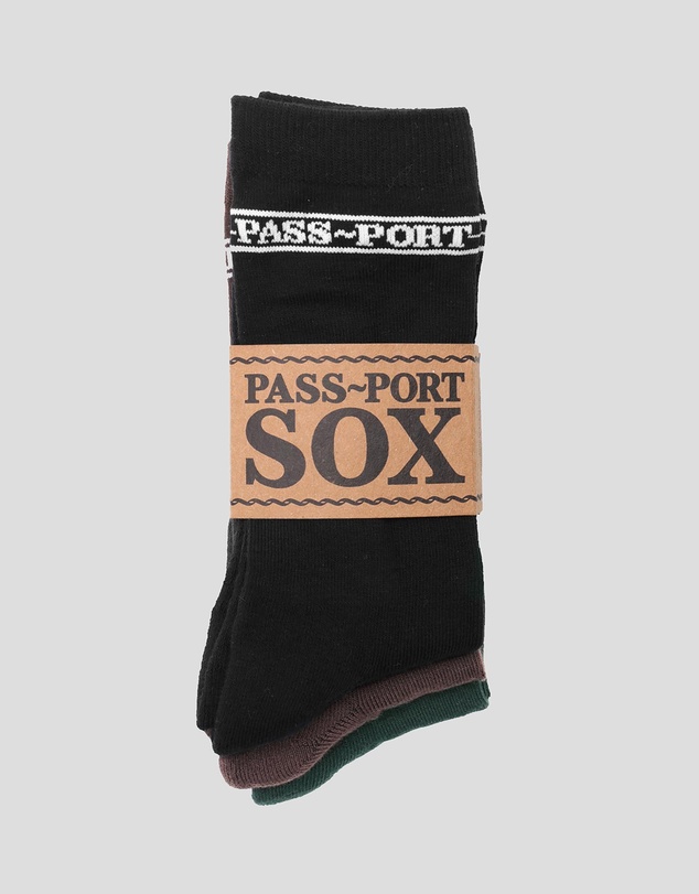 PASS~PORT - Hi Sox 3 Pack