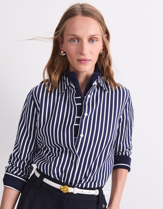 Sportscraft - Hannah Stripe Cotton Silk Shirt