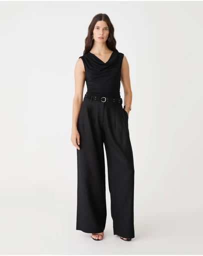 Forcast - Ami Wide Leg Linen Pants