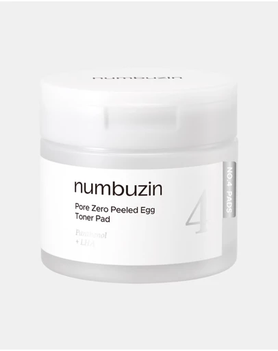 NUMBUZIN - No.4 Pore Zero Peeled Egg Toner Pad