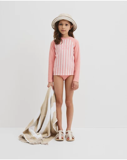 Country Road - Stripe Logo Rash Vest