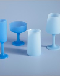 porter green - stegg | silicone unbreakable highball glasses