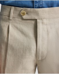 Calibre - Linen Cotton Twill Shorts Natural