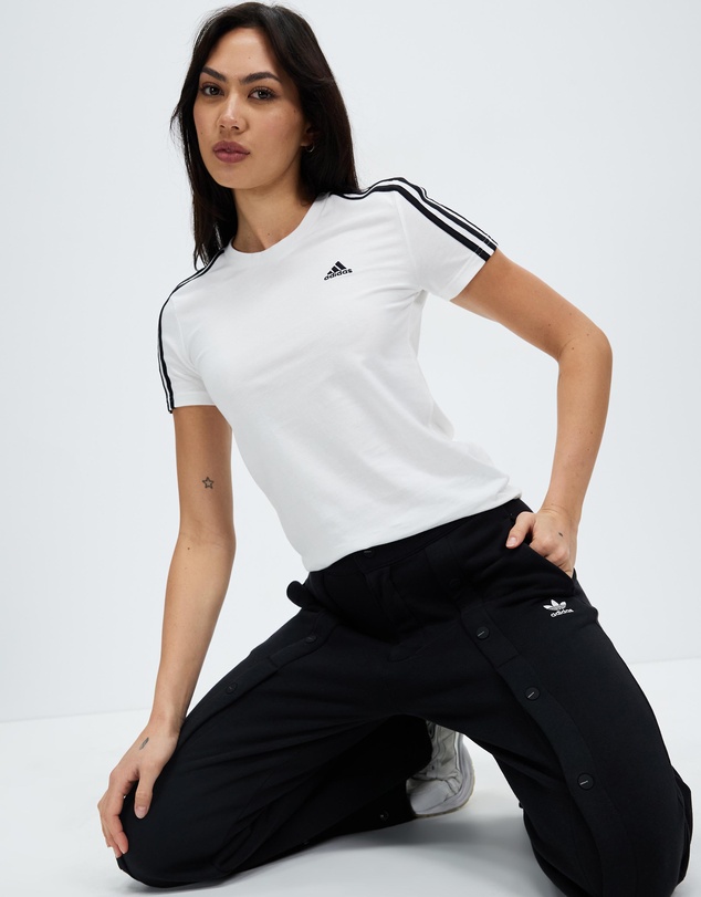 adidas Sportswear - Loungewear Essentials Slim 3-Stripes Tee
