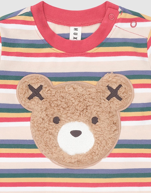 Huxbaby - Vintage Stripe Huxbear Top - Babies