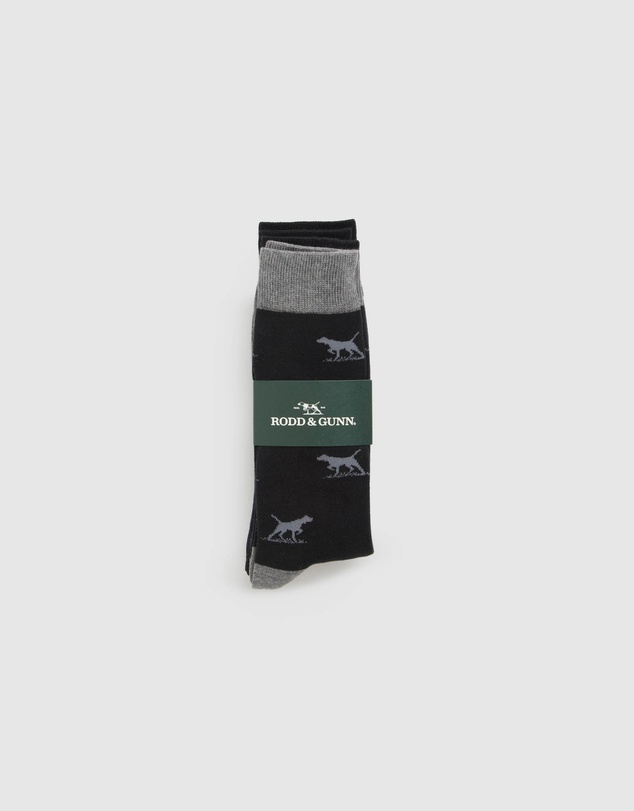 Rodd & Gunn - Dogs-A-Plenty Three Pack Socks