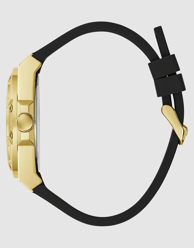 GUESS - GUESS Mens Gold-Tone Multifunction Watch