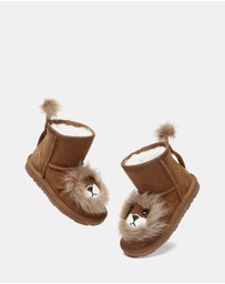 EVERAU - EverAU Ugg Lion Kids Plus Cow Suede Upper UGG Boots
