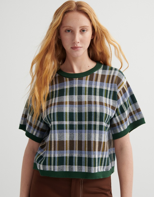 Kowtow - Chequered Tee