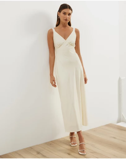 Atmos&Here - Andie Satin Maxi Dress