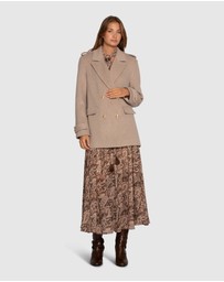 Belle & Bloom - Waterfall Printed Maxi Dress