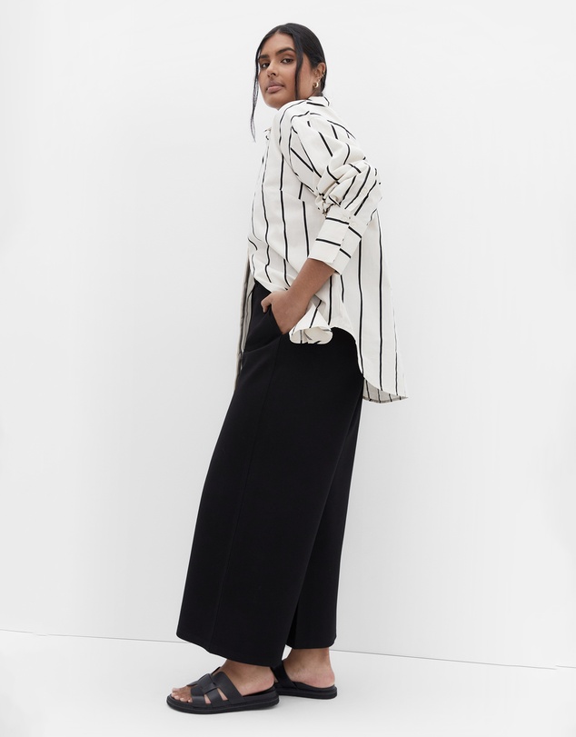City Chic - Plus size Peyton Ponte Pant - black