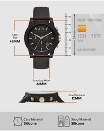 Armani Exchange - Black Chronograph Watch AX7105