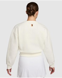 Nike - Court Collection French Terry Crew-Neck Tennis Top