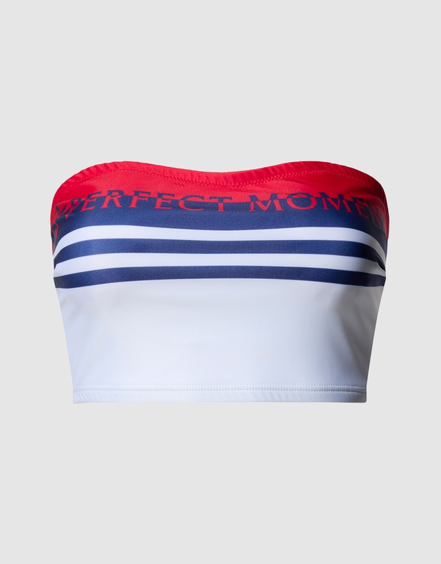 Perfect Moment - Stripe Pm Bikini Top