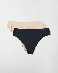 Under Armour - 3-Pack UA Pure Stretch No Show Thong