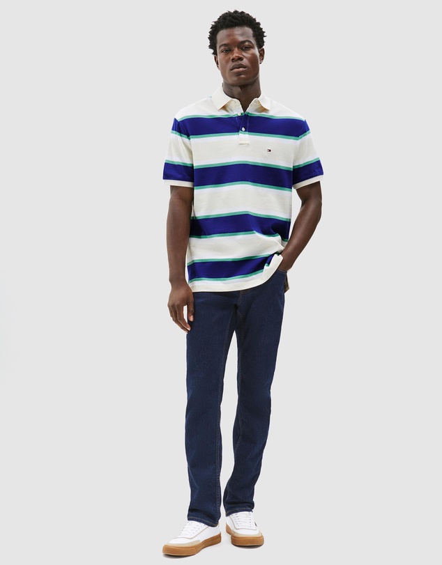 Tommy Hilfiger - Tricolour Block Stripe Polo